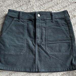 American Eagle Outfitters Teal Corduroy Mini Skirt